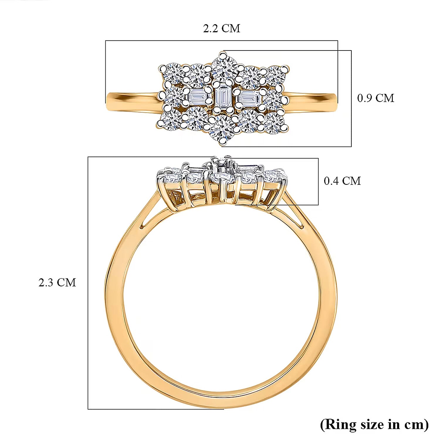 Luxuriant Diamond Lab Grown Diamond (SI-G/H) Boat Ring in Sterling Silver