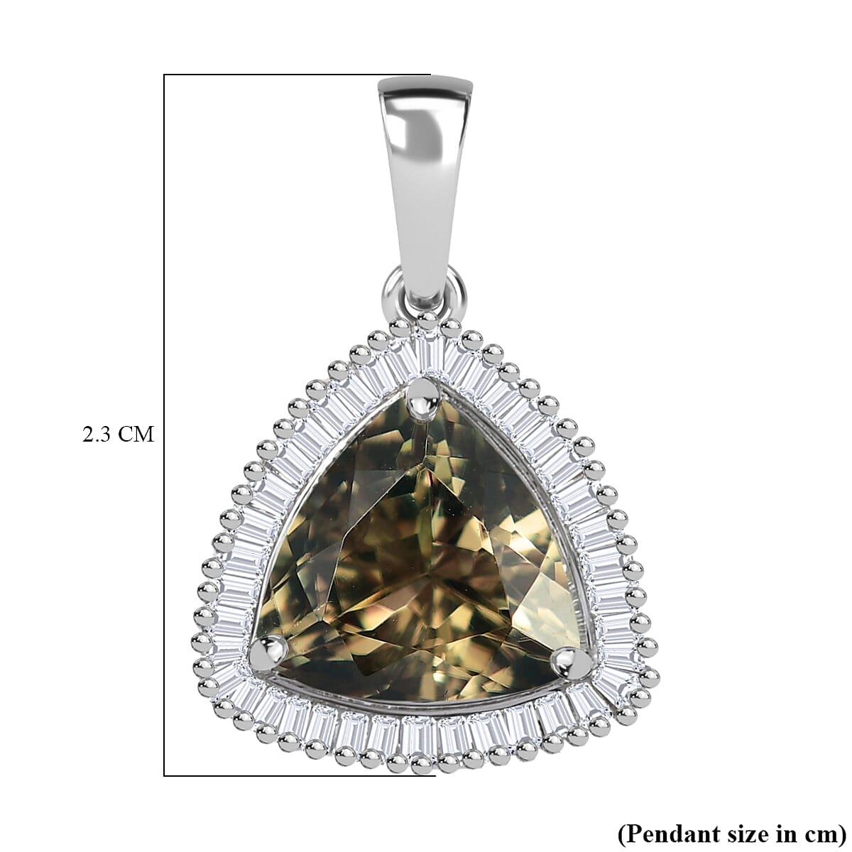 RHAPSODY 950 Platinum AAAA Turkizite (4.00 Ct) & White Diamond (0.33) (VS-E-F) Pendant 4.33 Ct. RHAPSODY 950 Platinum AAAA Turkizite (4.00 Ct) & White Diamond (0.33) (VS-E-F) Pendant 4.33 Ct.