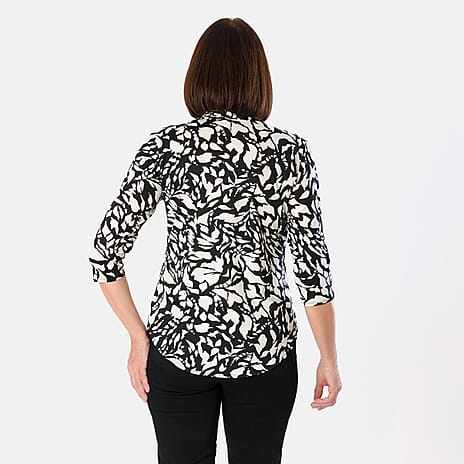 Classic  Blouse (Size - 18) - Black