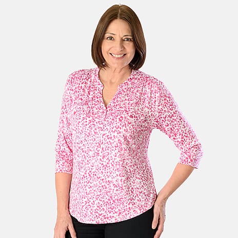 Classic  Blouse (Size - 20) - Pink