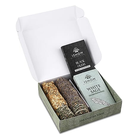 5th Season Incense Bricks - Smudge Combo- 31 Bricks - 2 Smudge Sticks - Set of 4 Fragrances