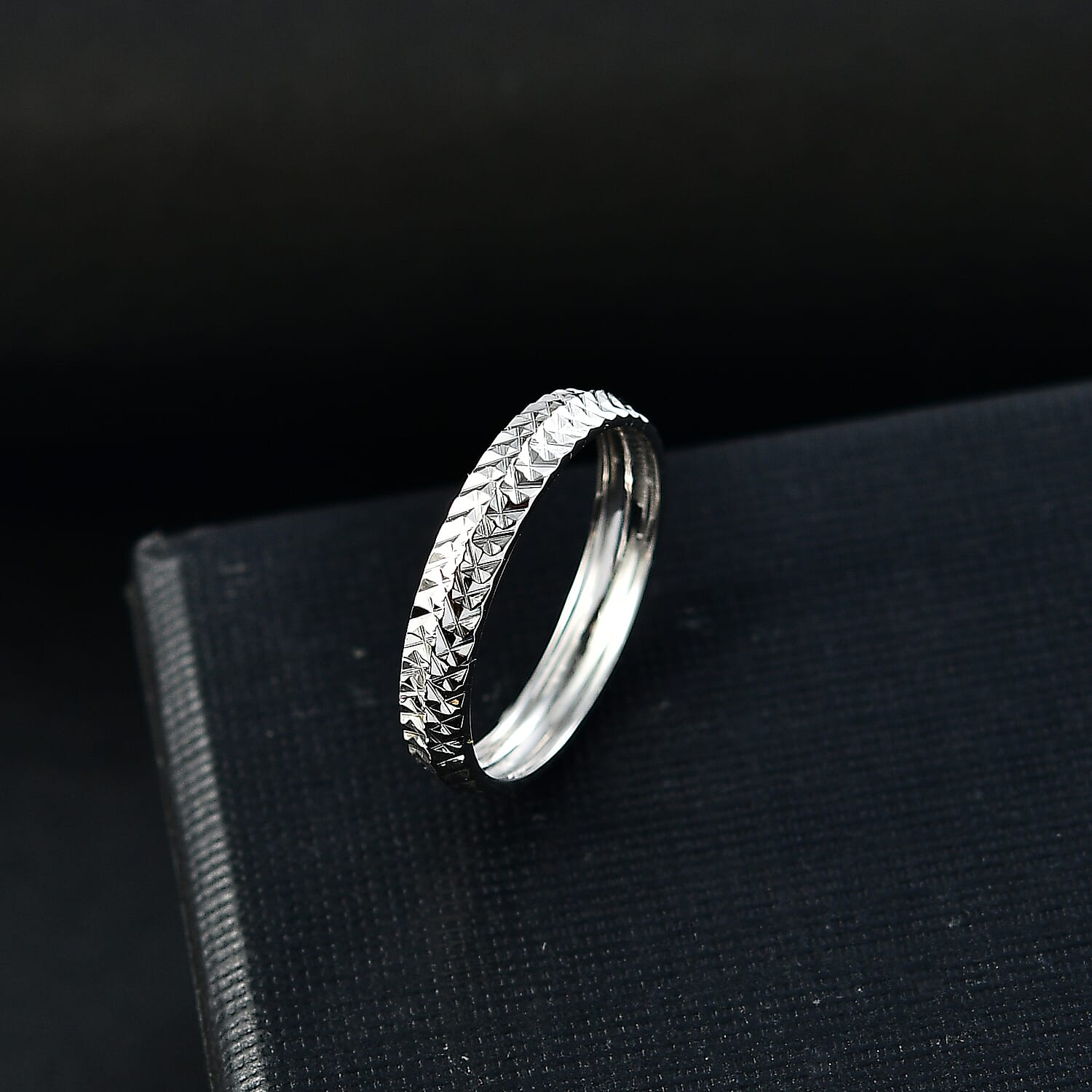 Biggest Platinum Birthday Deal Offer - One Time Deal - 950 Platinum Diamond Cut Band Ring