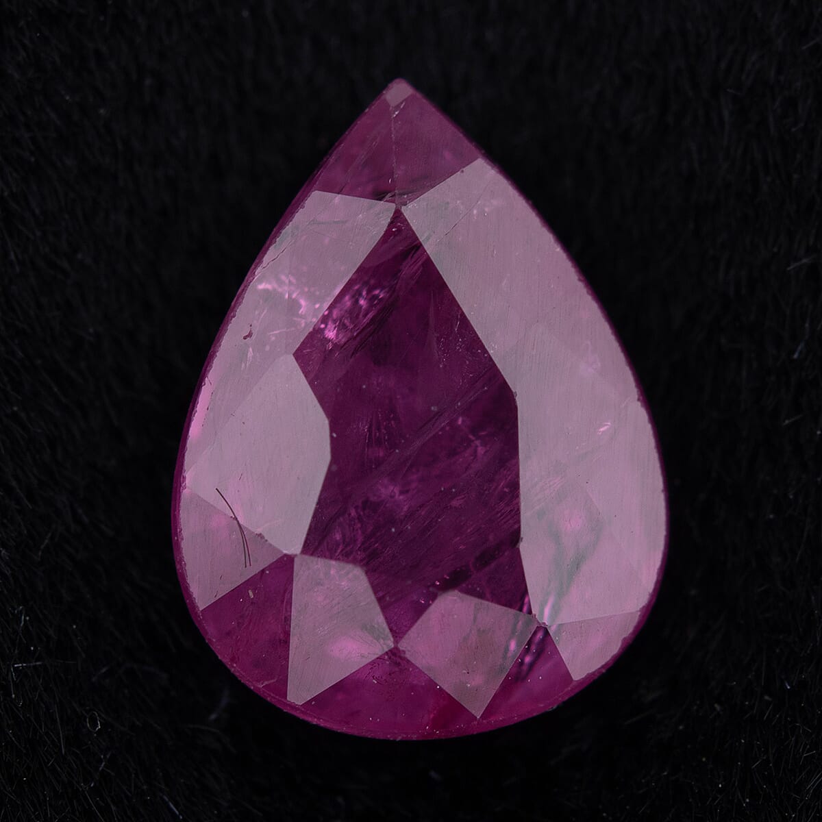 Mozambique Ruby Pear Cut Gemstone 1.35 Ct.