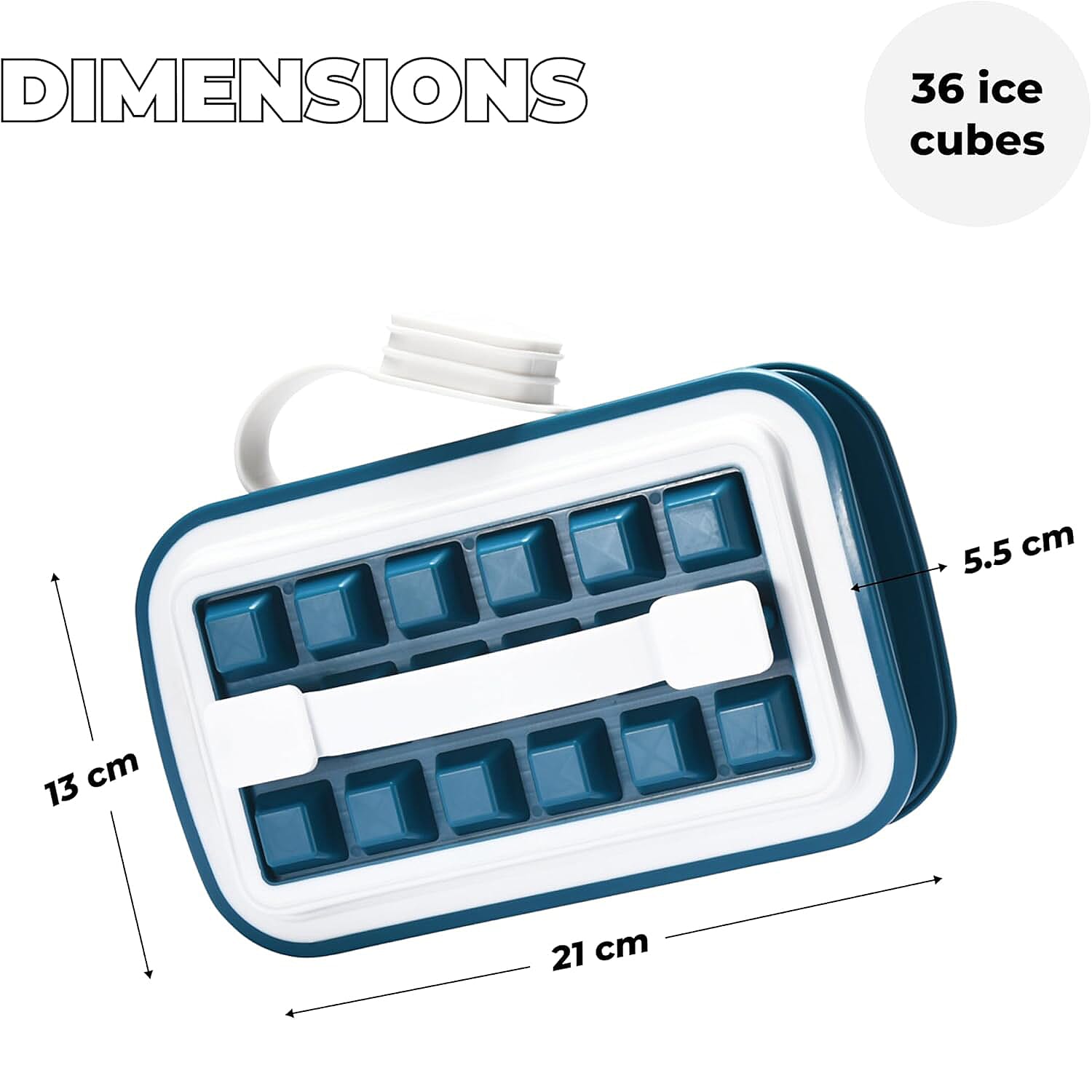 Linea Ice Cube Mould 100% Water Tight and No Spills Silicone Ice Trays