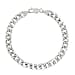 Fine Italian Jewellery - Sterling Silver Curb Bracelet (Size 7.5) with Lobster Clasp, Silver Wt. 6.82 Gms.