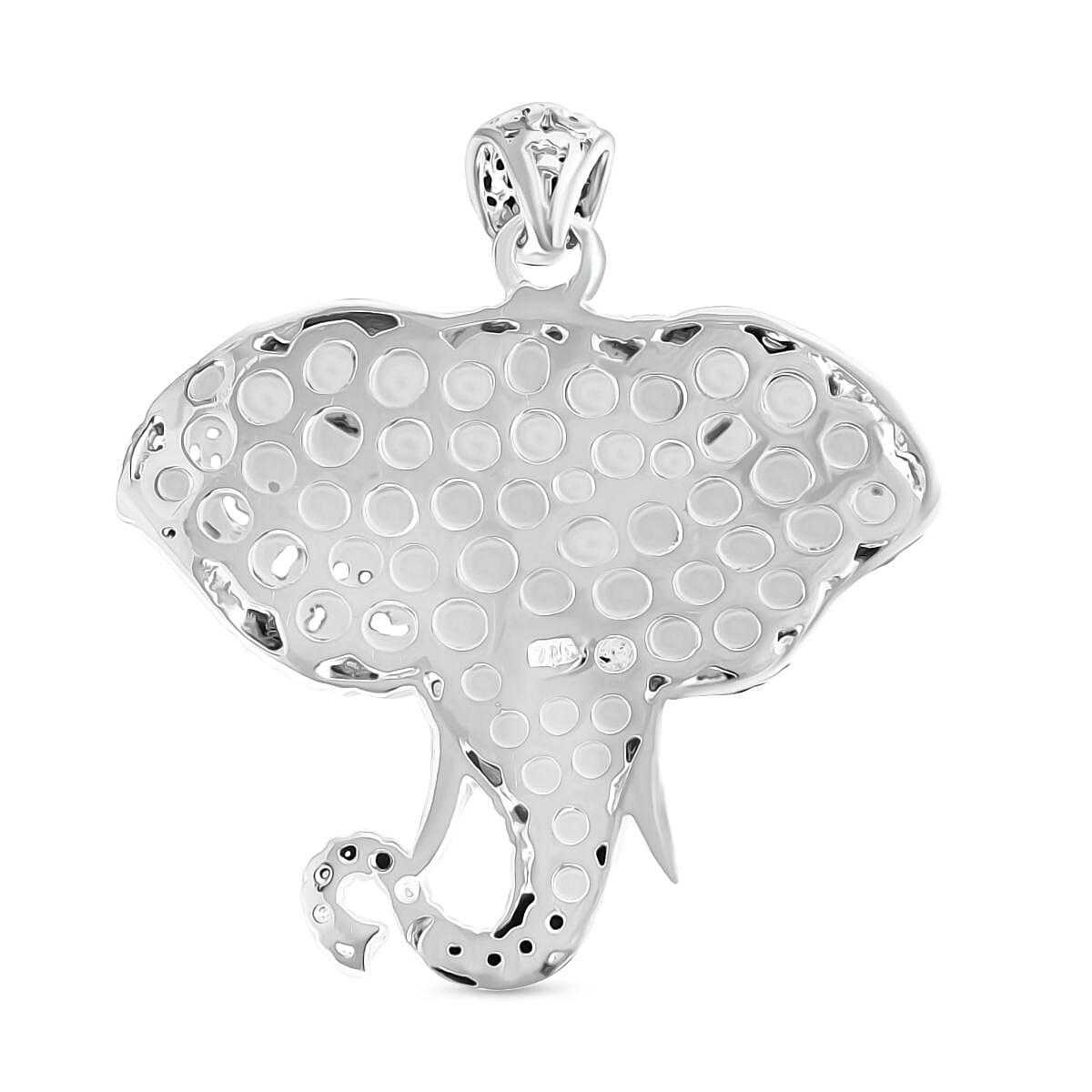 Royal Bali Sterling Silver Sumatran Elephant Pendant, Silver Wt. 15.90 Gms Royal Bali Sterling Silver Sumatran Elephant Pendant, Silver Wt. 15.90 Gms