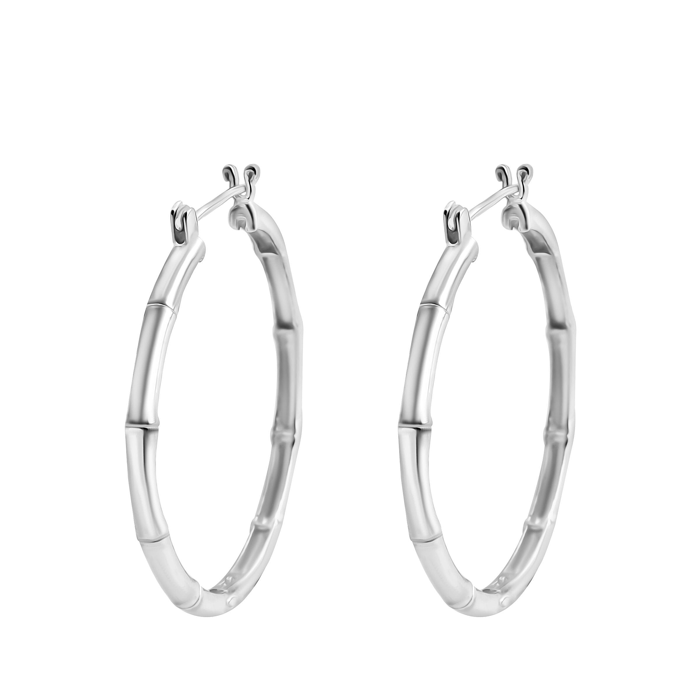 Royal Bali Collection - Sterling Silver Earring with Clasp, Silver Wt. 7.34 Gms.