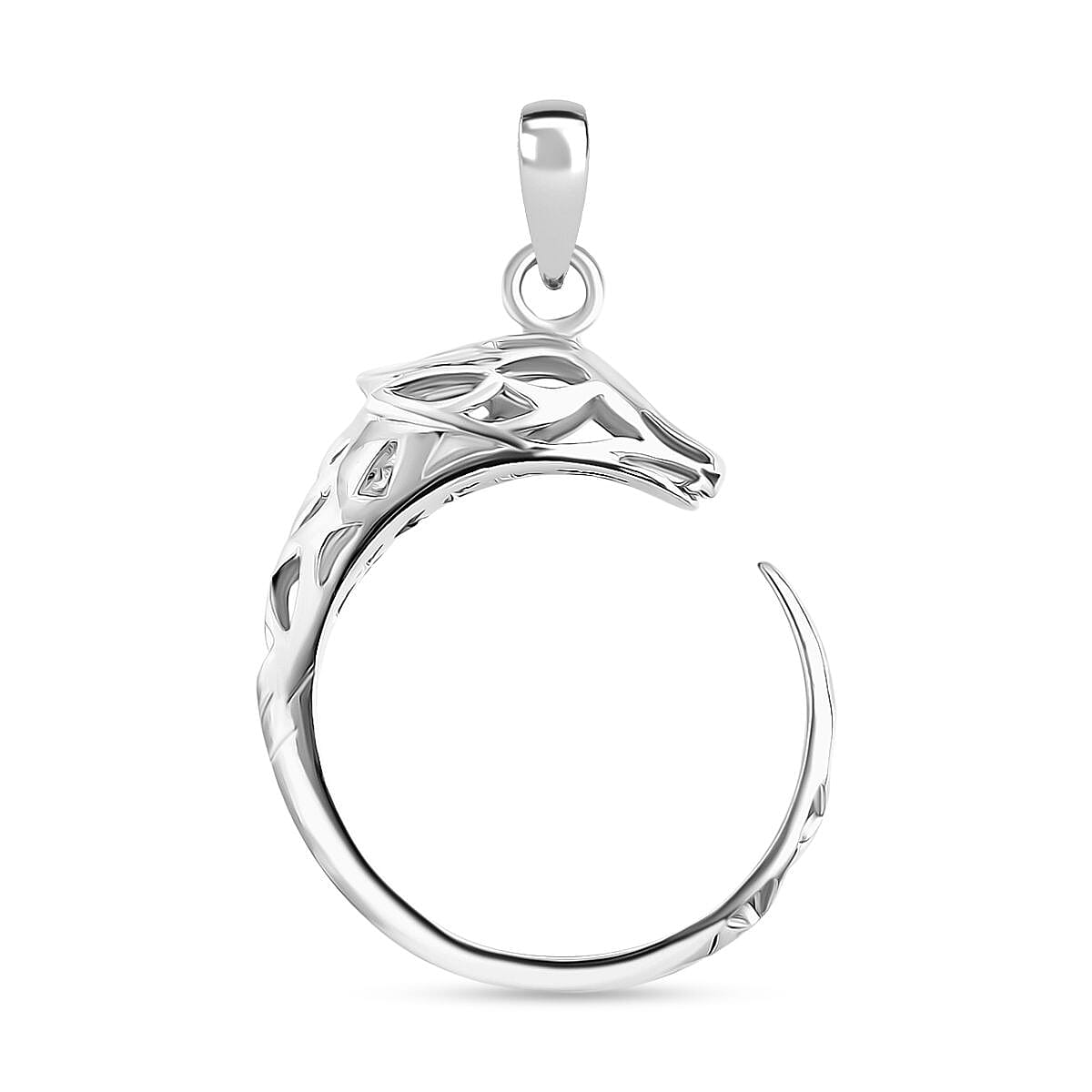 Handmade Sterling Silver Dragon Pendant, Silver Wt 6.20 Gms.