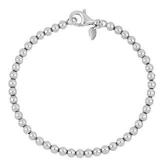 La Bella Fine Italian Jewellery - Handmade Sterling Silver Bracelet (Size - 7.5)