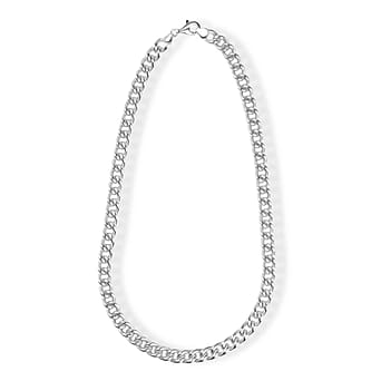 https://tjcuk.sirv.com/Products/80/5/8055801/La-Bella-Fine-Italian-Jewellery-Handmade-Sterling-Silver-Curb-Necklace_8055801.jpg?w=342&h=342