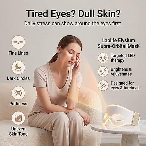 Lab Life Elysium Supra-Orbital 305 LED Eye Mask - Lifetime Warranty