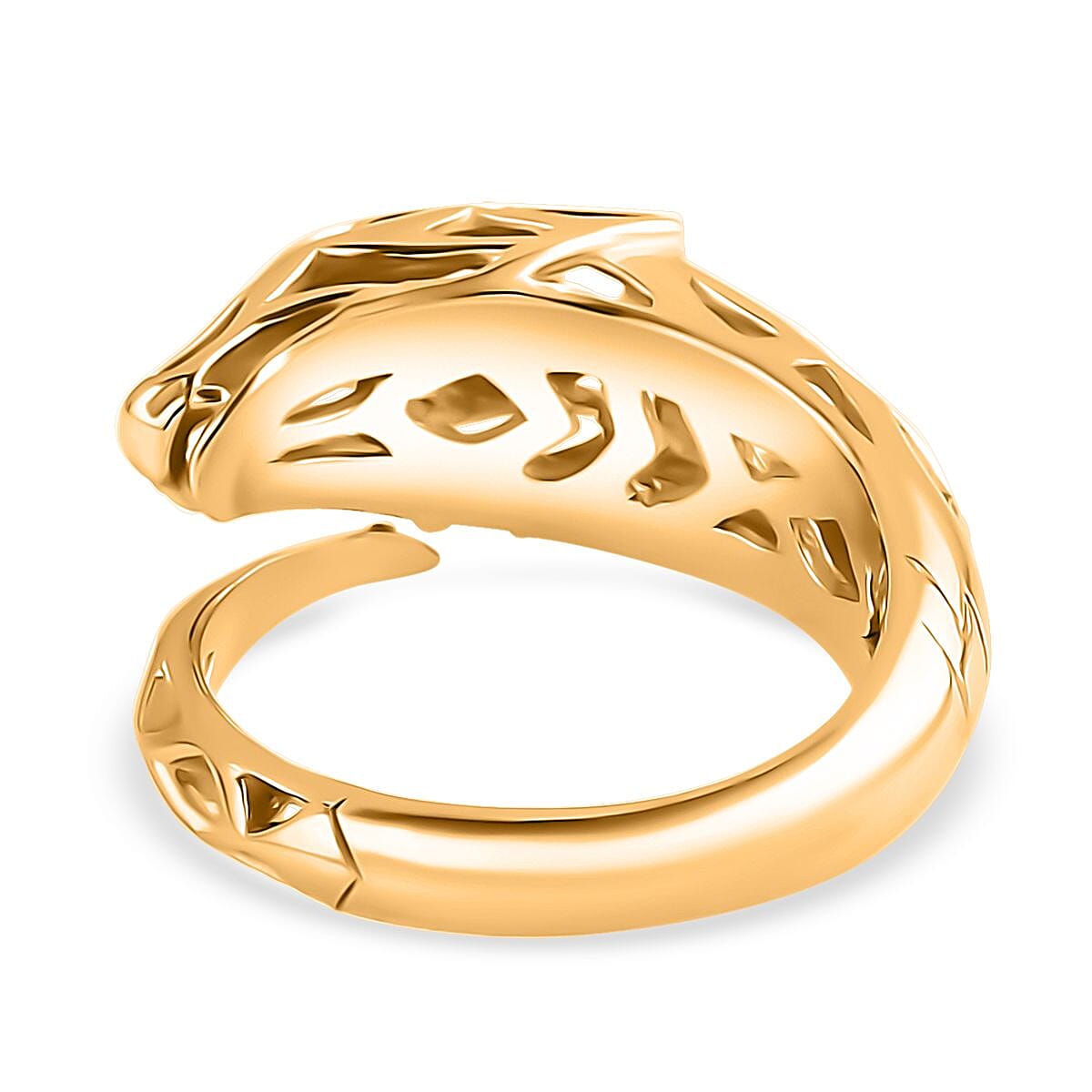 Royal Bali Collection - 22K Vermeil Yellow Gold Plated Sterling Silver Dragon Ring