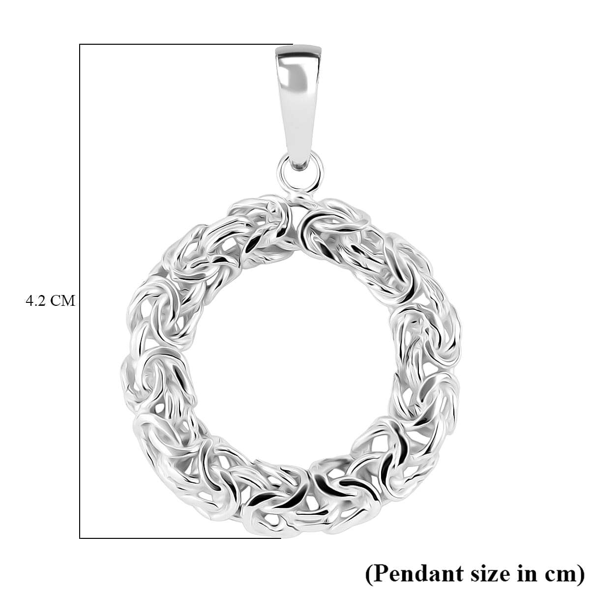 Royal Bali Collection - Sterling Silver Pendant, Silver wt. 6.25 Gms.