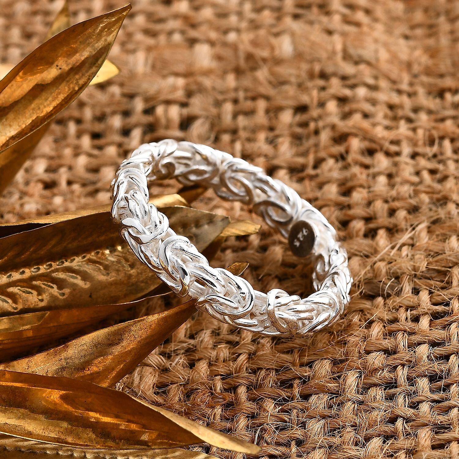 Royal Bali Collection - Handmade Sterling Silver Ring, Silver Wt. 4.10 Gms.