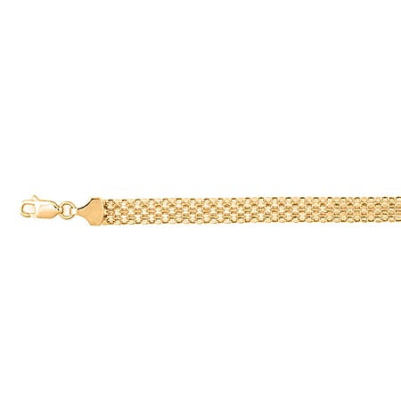 Ottoman Treasures - 9K Yellow Gold Bismark Bracelet (Size - 7.5) with Lobster Clasp