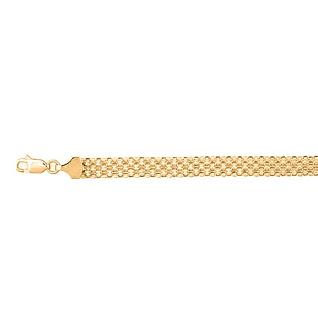 Ottoman Treasures - 9K Yellow Gold Bismark Bracelet (Size - 7.5) with Lobster Clasp, Gold wt. 2.27 Gms.