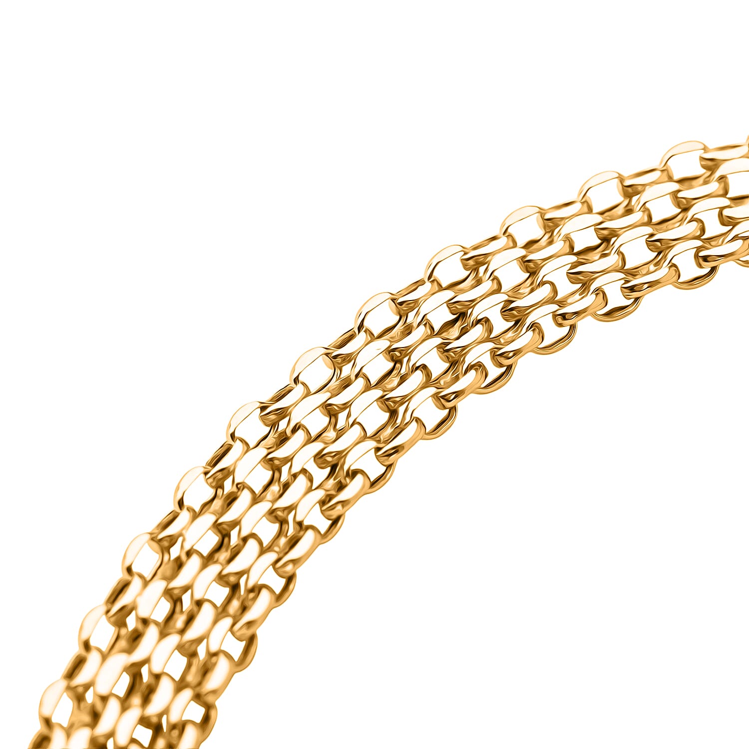 Ottoman Treasures - 9K Yellow Gold Bismark Bracelet (Size - 7.5) with Lobster Clasp