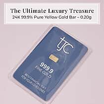 The Ultimate Luxury Treasure - 24K 99.9% Pure Yellow Gold Bar