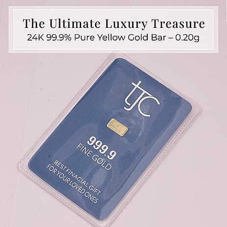 Beat The Price Surge - The Ultimate Luxury Treasure - 24K 99.9% Pure Yellow Gold Bar