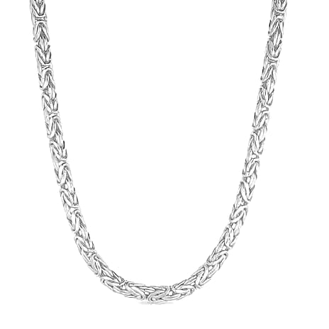Closeout Deal - Byzantine Necklace (Size - 20) in Sterling Silver