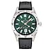Mathey Tissot - Mergulhador GMT MRGSK Quartz Movt. 20ATM WR Teal Dial Mens Watch with Black Genuine Leather Strap