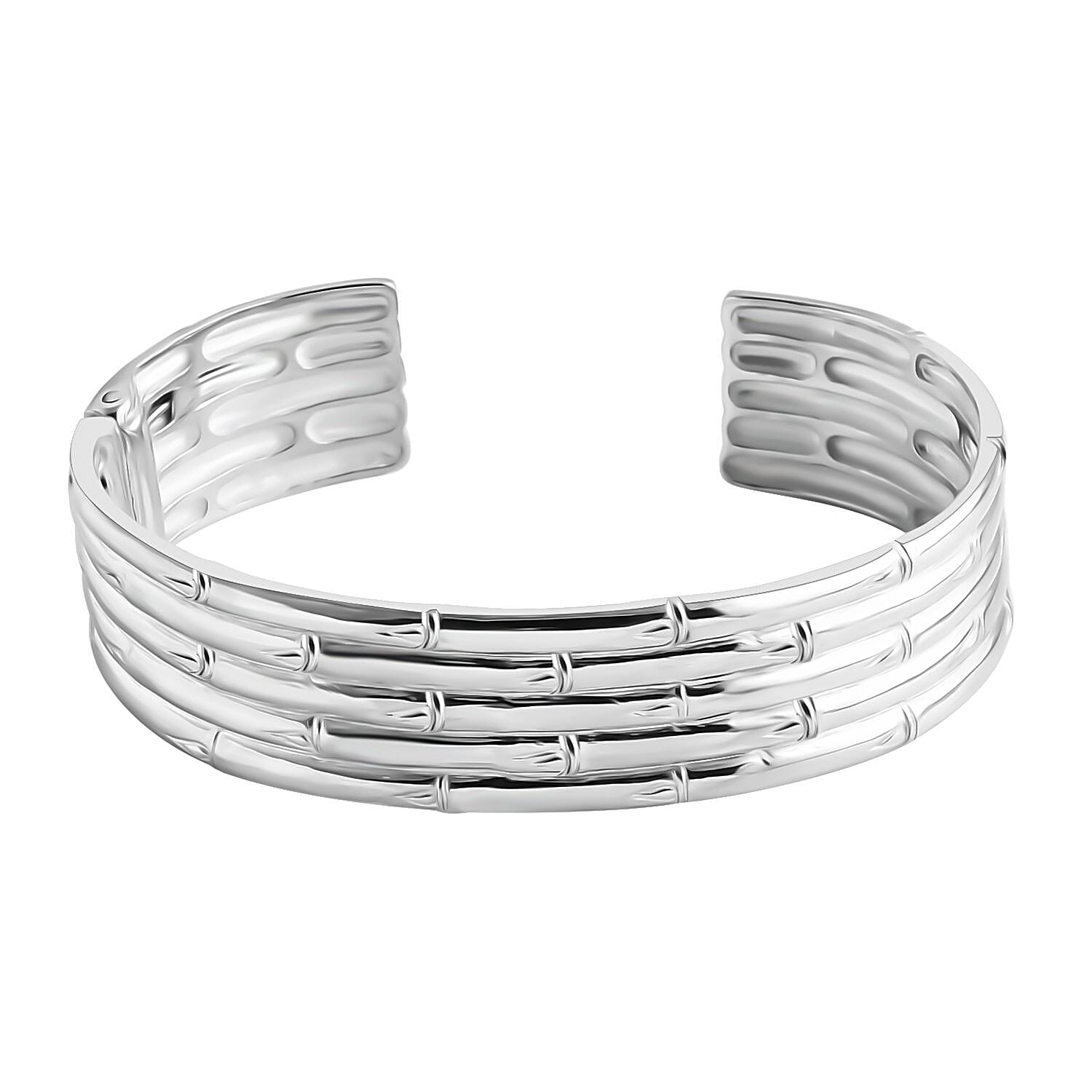 Royal Bali Collection - Sterling Silver Bangle (Size 7.5), Silver Wt. 47.03 Gms.