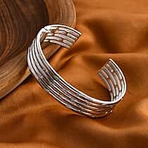 Royal Bali Collection - Sterling Silver Bangle (Size 7.5), Silver Wt. 47.03 Gms.
