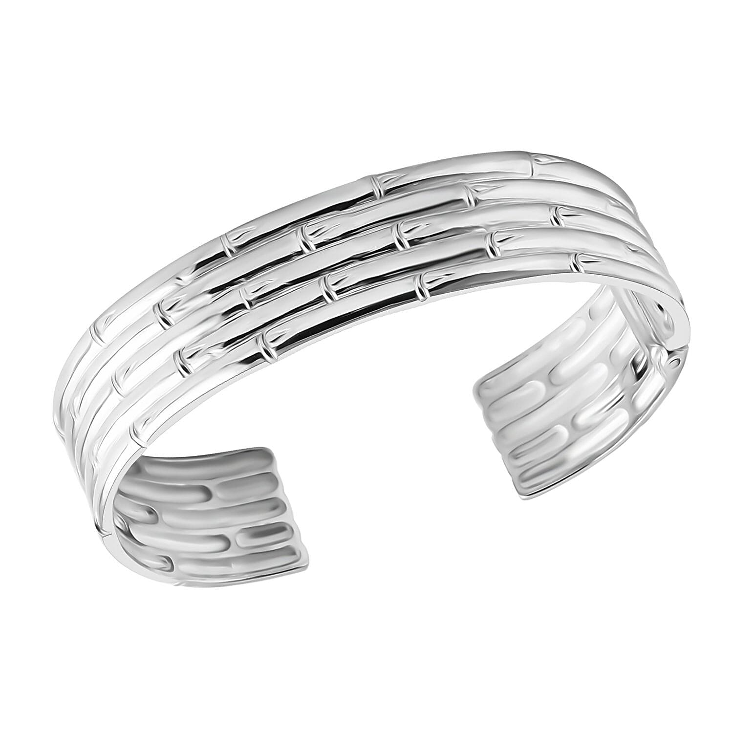 Royal Bali Collection - Sterling Silver Bangle (Size 7.5), Silver Wt. 47.03 Gms.