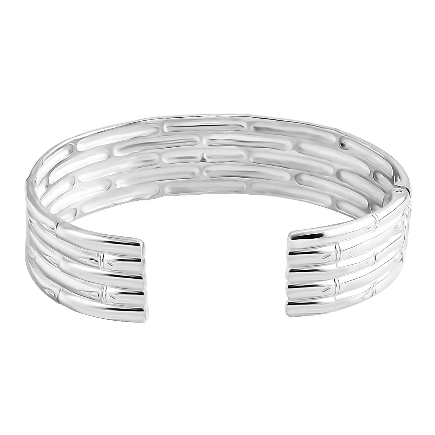 Royal Bali Collection - Sterling Silver Bangle (Size 7.5), Silver Wt. 47.03 Gms.