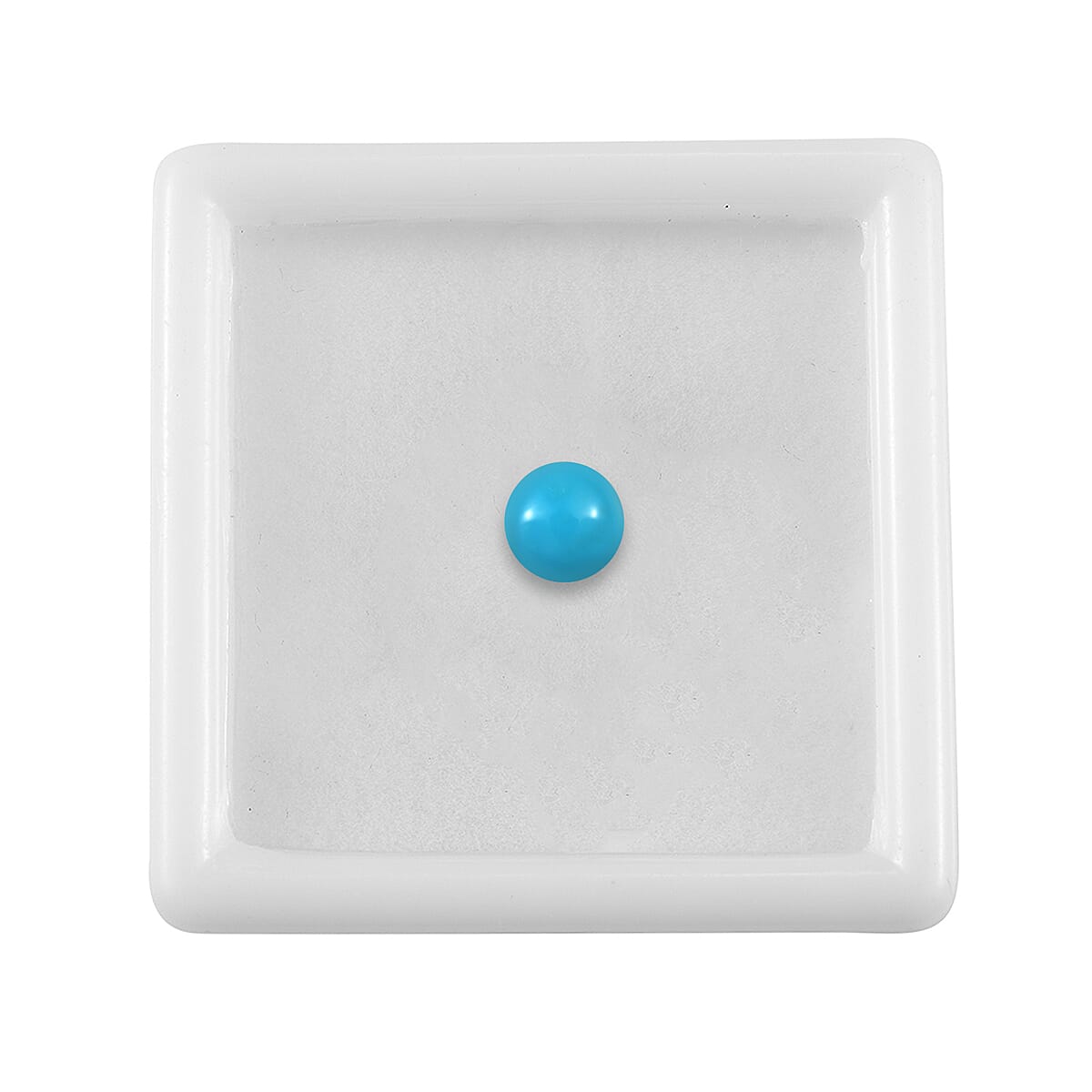 Sleeping Beauty Turquoise Round Shape Gemstone 0.70 Ct.
