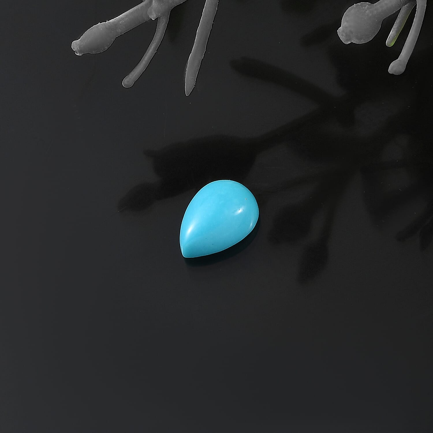 Sleeping Beauty Turquoise Pear Shape Gemstone 0.54 Ct.