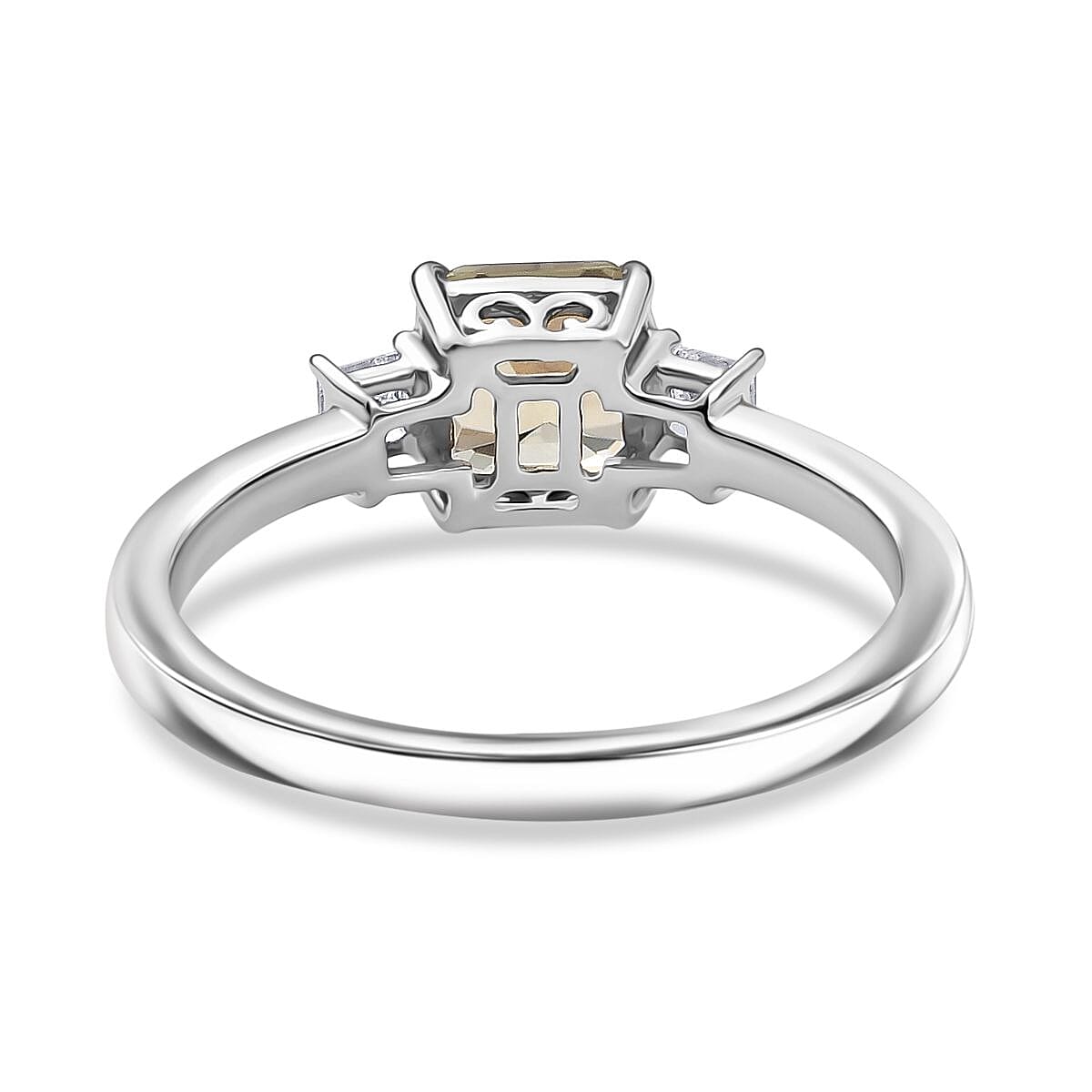 Luxuriant Diamond 950 Platinum AAA Turkizite & Lab Grown Diamond (VS-E-F) Ring 1.29 Ct, Platinum Wt. 3.95 Gms. Luxuriant Diamond 950 Platinum AAA Turkizite & Lab Grown Diamond (VS-E-F) Ring 1.29 Ct, Platinum Wt. 3.95 Gms.