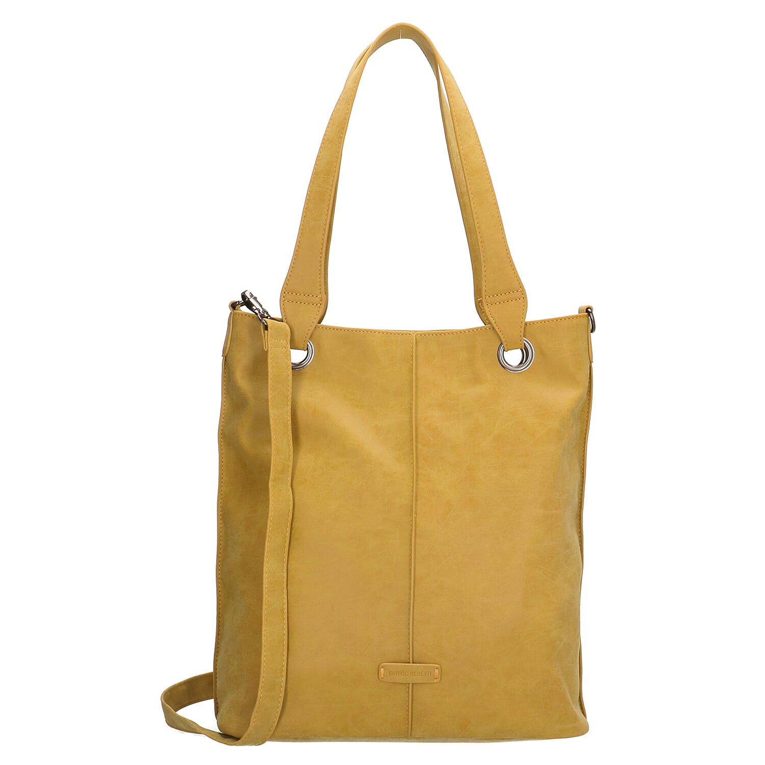 Enrico-Benetti-PU-Tote-Bag-Size-30x13x36-cm-Ochre