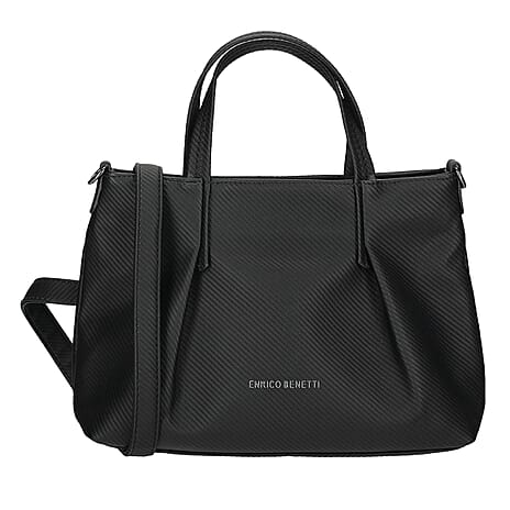 Enrico Benetti PU Tote Bag (Size 20x11x29 cm) - Black