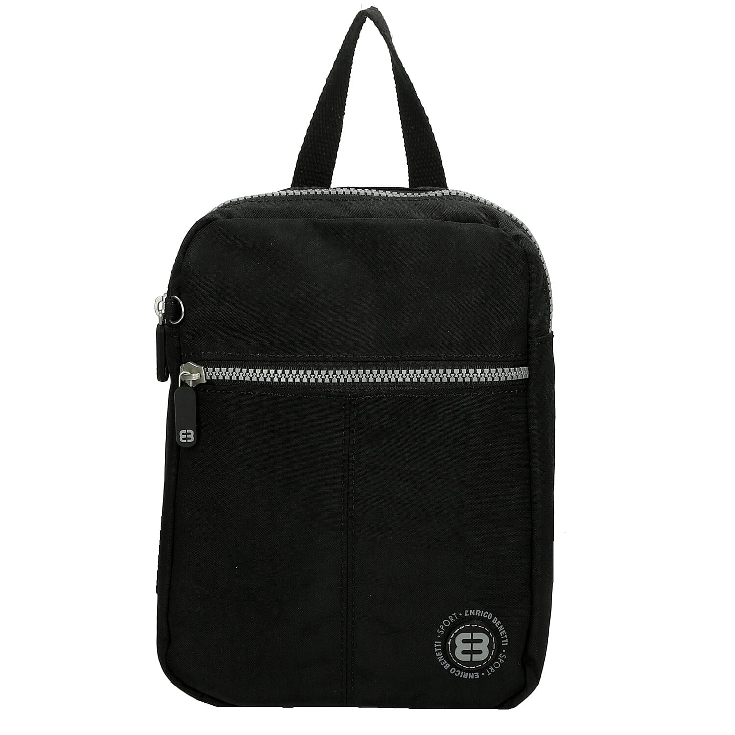 Enrico-Benetti-Polyamide-Backpack-Size-19x6x25-cm-Black