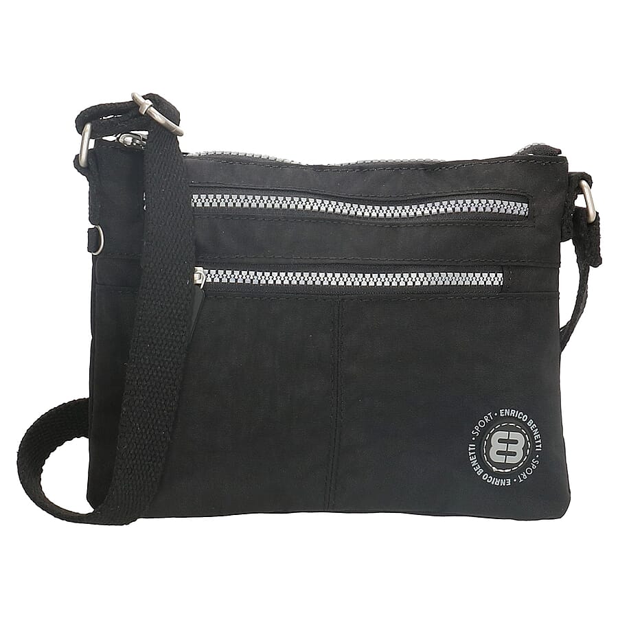 Enrico Benetti Frances Double Zip Crossbody Bag