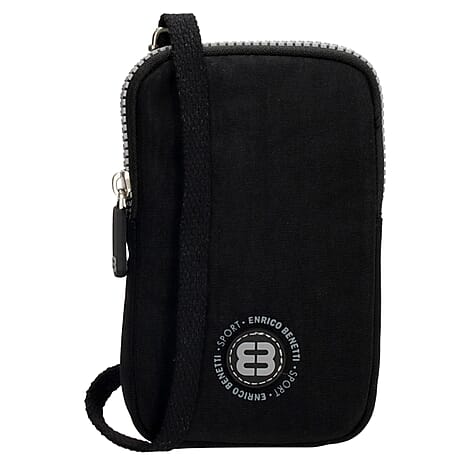 Enrico Benetti Frances Phone Crossbody Bag - Black
