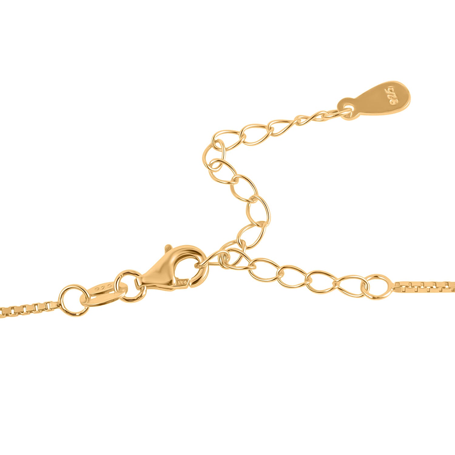 Butterscotch Amber Necklace (Size - 17-2 Ext) in Gold Plated Sterling Silver 1.50 Ct.