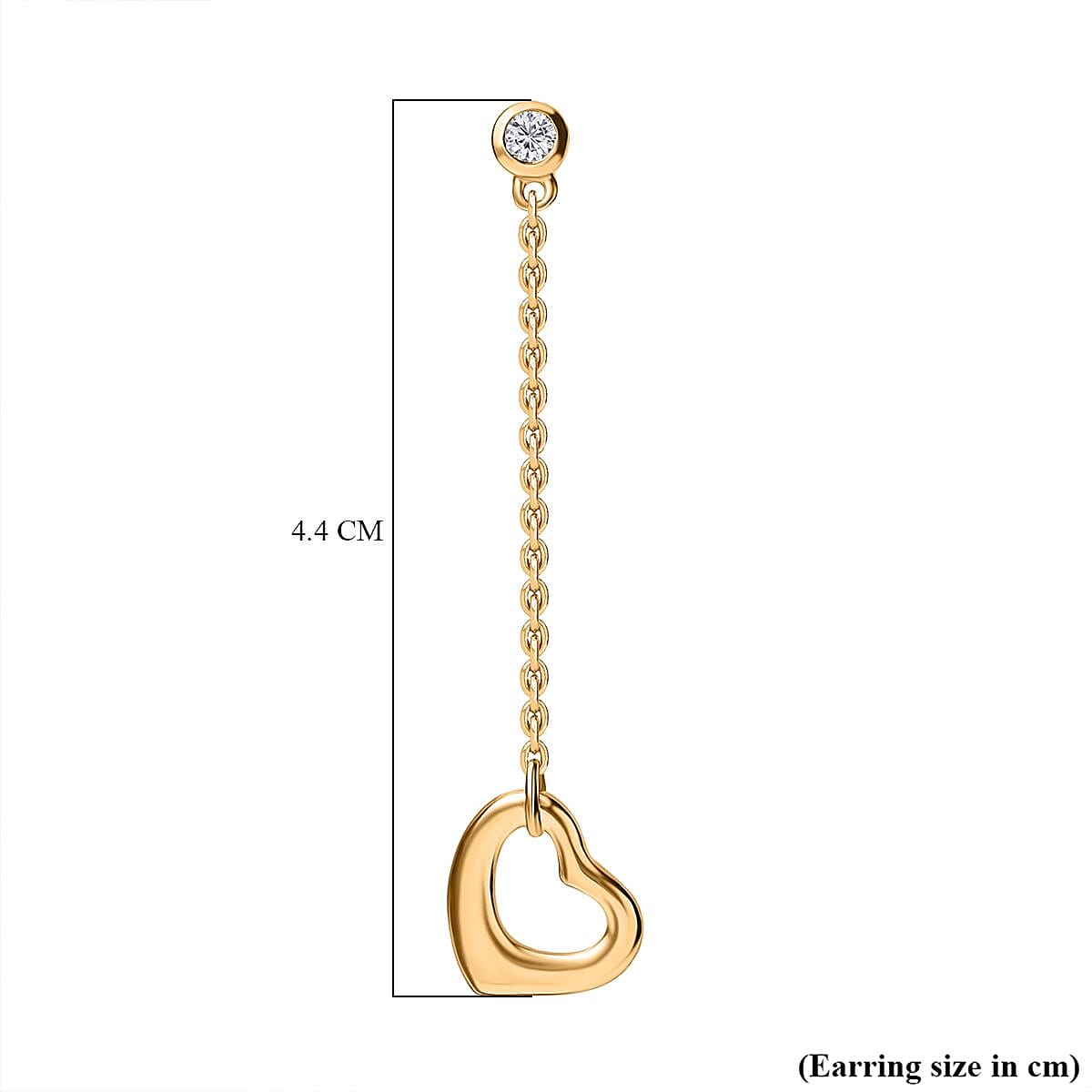 Luxuriant Diamond Lab Grown Diamond Fancy Earring in 18K YG Vermeil Sterling Silver 0.15 ct 0.150 Ct. Luxuriant Diamond Lab Grown Diamond Fancy Earring in 18K YG Vermeil Sterling Silver 0.15 ct 0.150 Ct.