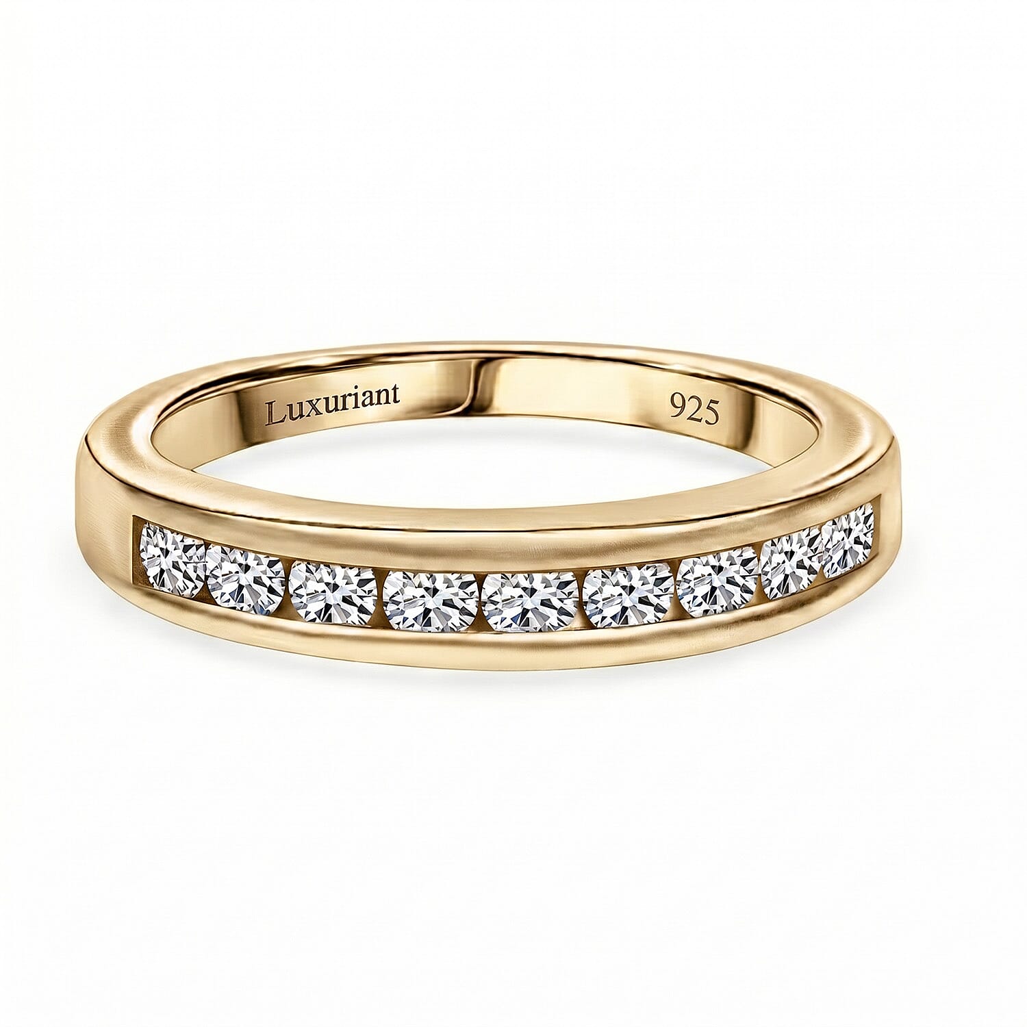 Luxuriant Diamond Lab Grown Diamond (SI-GH) Band Ring in Sterling Silver
