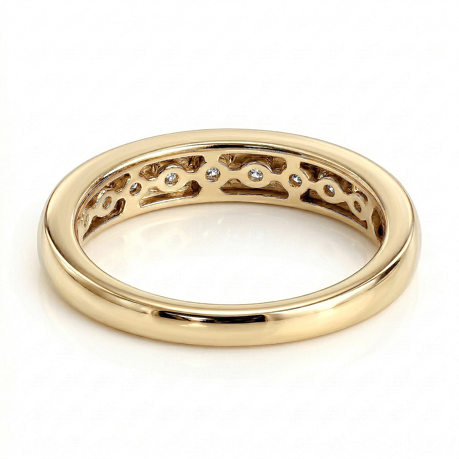 Luxuriant Diamond Lab Grown Diamond (SI-GH) Band Ring in Sterling Silver