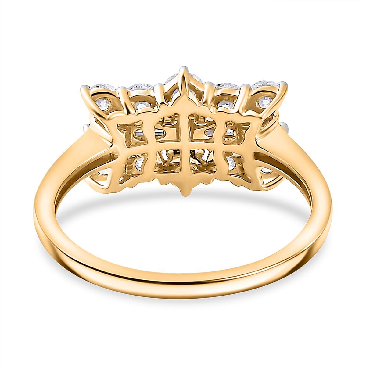 Luxuriant Diamond Lab Grown Diamond (VS-E-F) Boat Ring in Sterling Silver Luxuriant Diamond Lab Grown Diamond (VS-E-F) Boat Ring in Sterling Silver