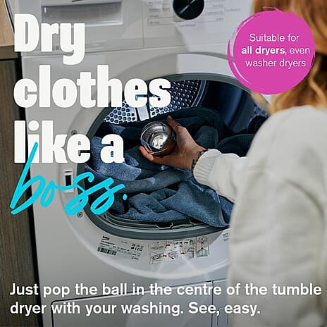 Boss It Ultra Reflective Tumble Rapid Dryer Ball - Silver