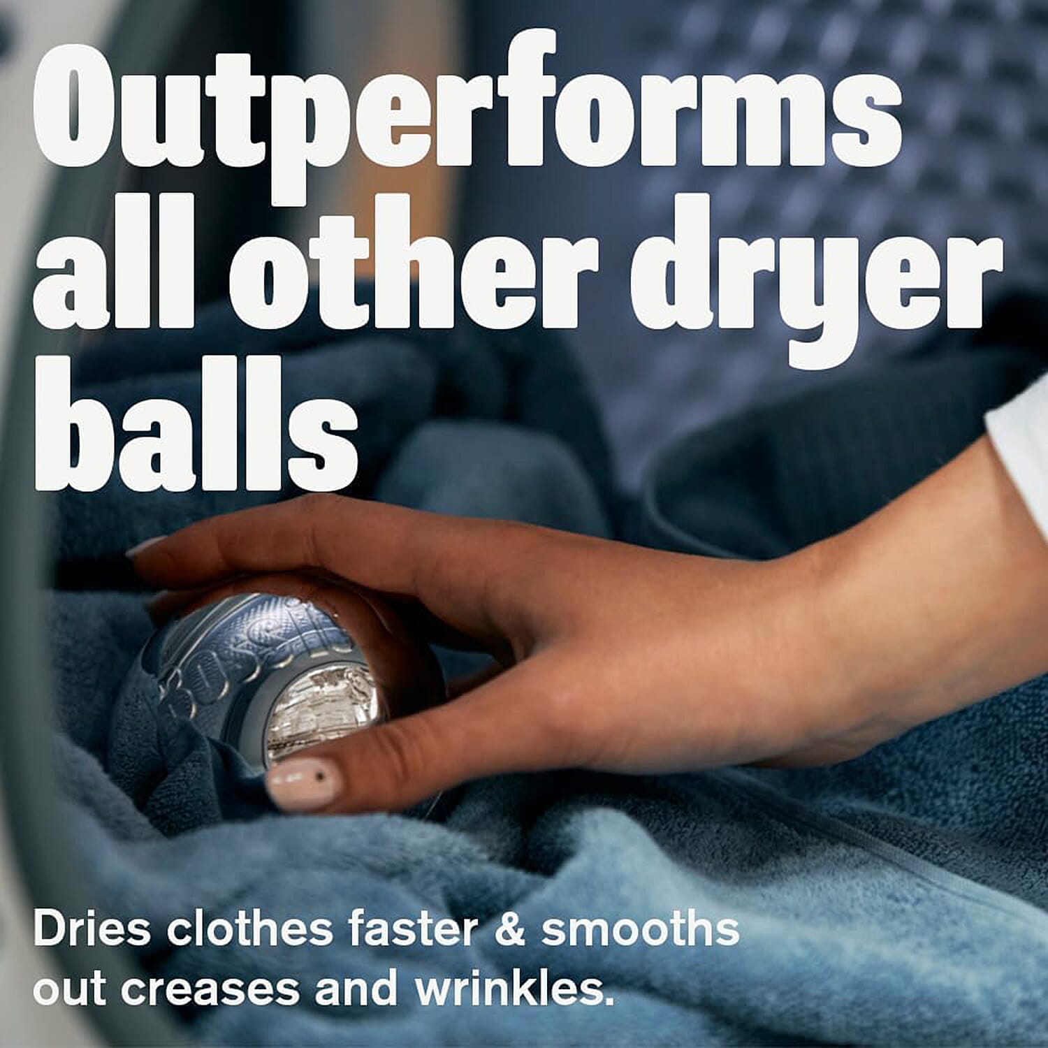 Boss It Ultra Reflective Tumble Rapid Dryer Ball - Silver