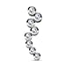 Luxuriant Lab Grown Diamond  Pendant in Rhodium Overlay Sterling Silver 0.51 Ct.