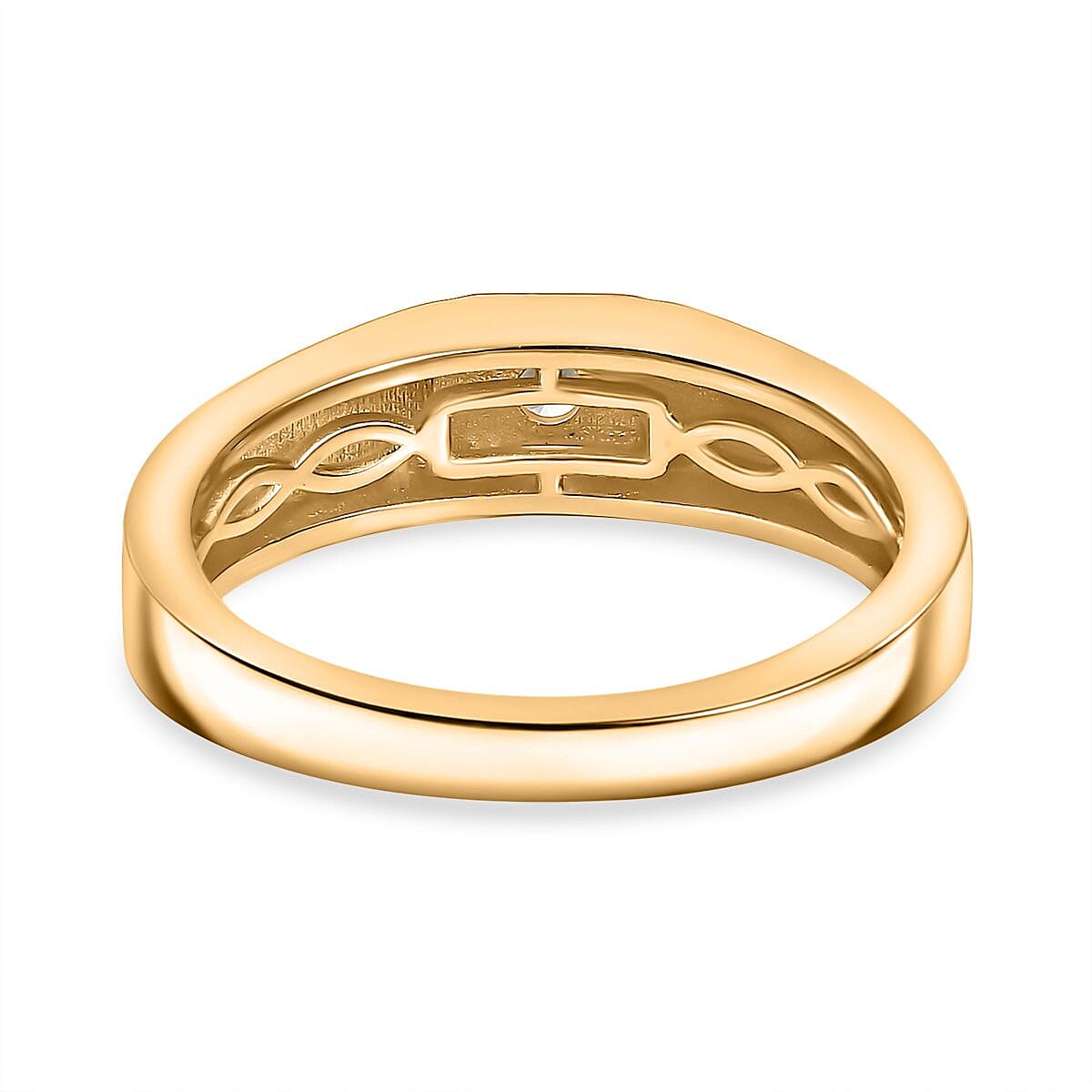 Luxuriant Diamond Lab Grown Diamond (SI-G-H) Signet Ring in Sterling Silver