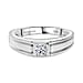 Luxuriant Diamond Lab Grown Diamond (SI-G-H) Signet Ring in Sterling Silver