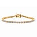 Moissanite Tennis Bracelet With GB Box Clasp
