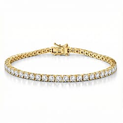 Moissanite Tennis Bracelet With GB Box Clasp