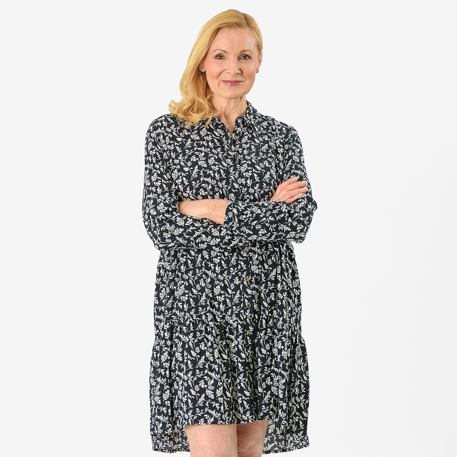 Closeout Deal Printed Tunic Top